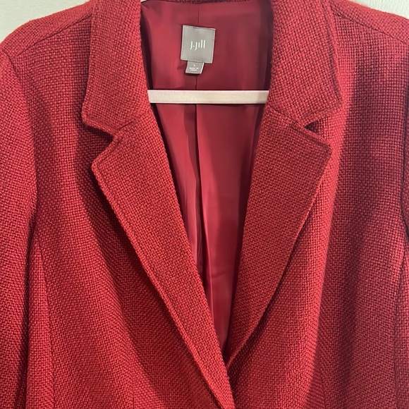 J.Jill tweed wool blend jacket blazer - Picture 6 of 9